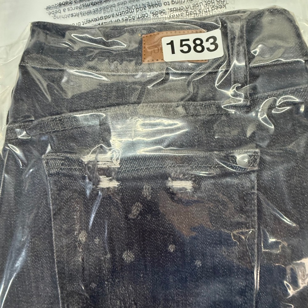 Judy Blue Boyfriend Jeans Womens 9/29 Grey Distressed Paint Splatter JB8867 - Picture 6 of 11
